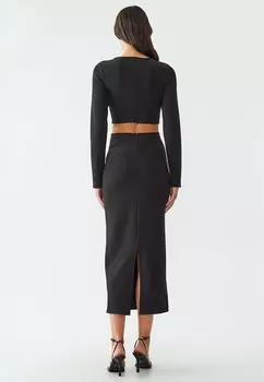 Платье-футляр ALINE MIDI CALLI, черный