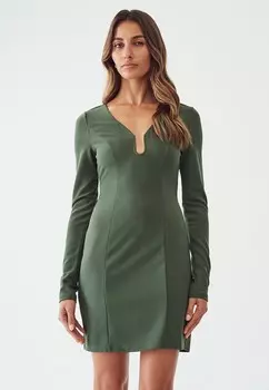 Платье-футляр ANDRA MINI CALLI, темно-зеленый