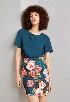 Платье-футляр Anna Field, цвет teal/multi coloured