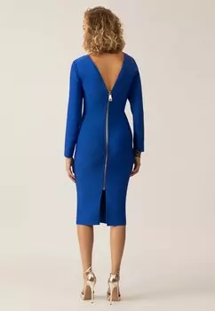 Платье-футляр Apart, синий