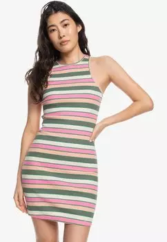 Платье-футляр BACK TO BEAUTIFUL Roxy, зеленый