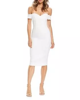 Платье-футляр Bailey с открытыми плечами Dress the Population