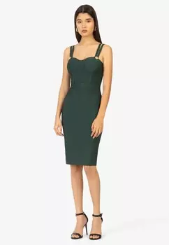 Платье-футляр BANDAGE Kraimod, темно-зеленый