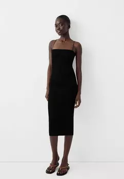 Платье-футляр Bershka, черный