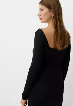 Платье-футляр Bershka, черный