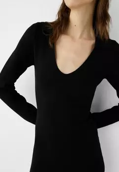 Платье-футляр Bershka, черный