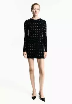 Платье-футляр BRILLI Mango, черный