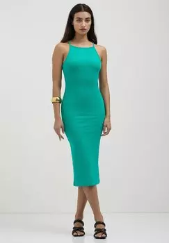 Платье-футляр Calliope, зеленое