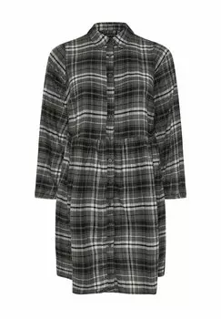 Платье-футляр CHECK PRINT Yours Clothing, серый