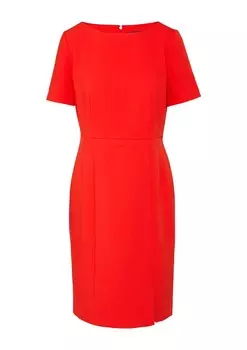 Платье футляр COMMA Sheath Dress, цвет orange red