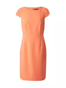 Платье футляр COMMA Sheath Dress, оранжевый