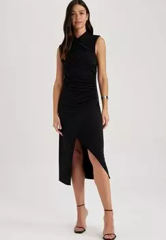 Платье-футляр DeFacto, черный