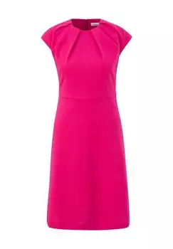 Платье-футляр, длина до колена, короткий рукав, для женщин s.Oliver BLACK LABEL, цвет Lilac Pink