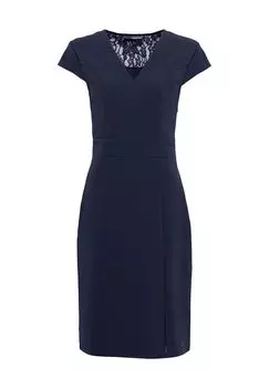 Платье-футляр длиной до колена из кружева для женщин Adagio, цвет Maritime Blue