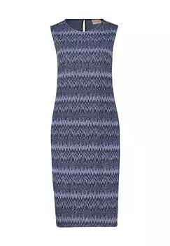 Платье-футляр длиной до колена с зигзагообразным узором для женщин CARTOON, цвет Blue Blue