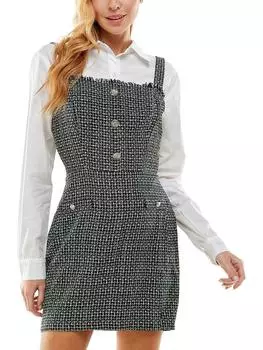 Платье-футляр для юниоров из трикотажного джемпера Kingston Grey, цвет black combo