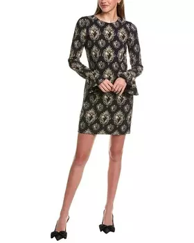 Платье-футляр Dolce & Gabbana из смесового шелка, черный