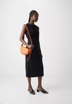 Платье-футляр Dress Midi Length Gathering At Waist Marc O'Polo, черное