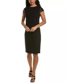 Платье-футляр Elie Tahari Ponte, черный