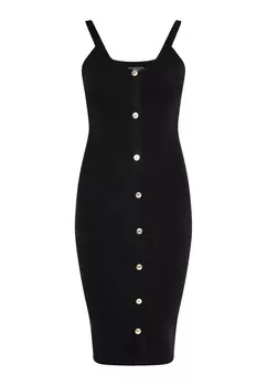 Платье-футляр faina, черный