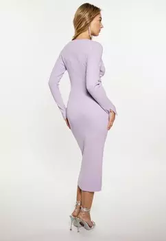 Платье-футляр faina, фиолетовый