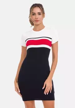 Платье-футляр FREIZEIT Cipo & Baxx, цвет navyblue