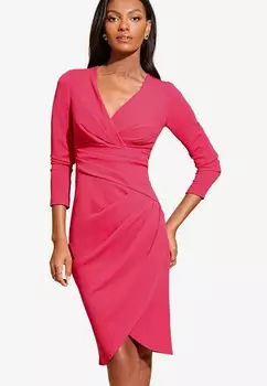 Платье-футляр GATHERED WAIST Lipsy, розовый