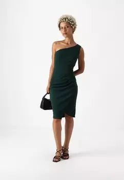 Платье-футляр HAYDEN MIDI WAL G PETITE, темно-зеленый