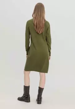 Платье-футляр hessnatur, зеленый