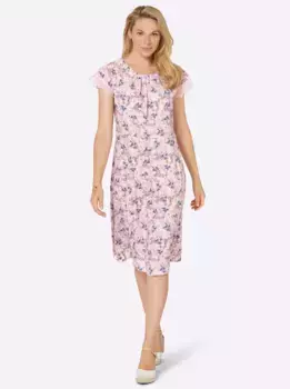 Платье-футляр Inspirations "платье с принтом" Inspirationen, цвет Hellros-Bedruckt