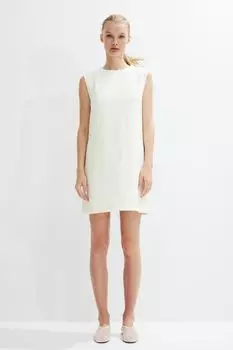 Платье-Футляр из букле H&M, белый