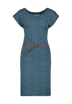 Платье-футляр ЭллиАК Б, длина до колена, пояс, для женщин ALIFE AND KICKIN, цвет Tidal Teal