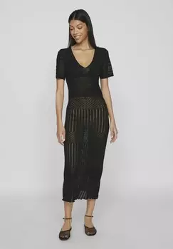 Платье-футляр KURZARM VILA, антрацит