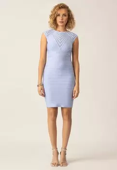 Платье-футляр KURZES Apart, светло-голубой