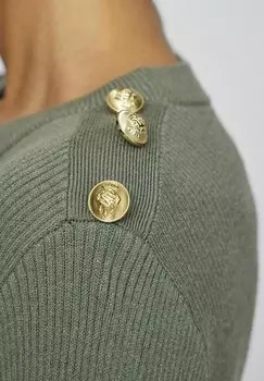 Платье-футляр LANGARM VILA, зеленый