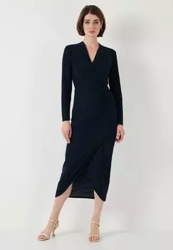 Платье-футляр LELA, темно-синий