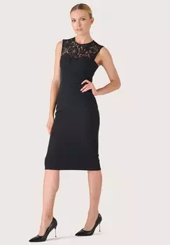 Платье-футляр Linda Midi Camomilla Italia, черное