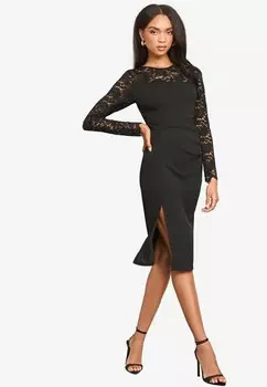 Платье-футляр Lipsy, черный