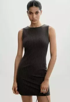 Платье-футляр Mango, серый