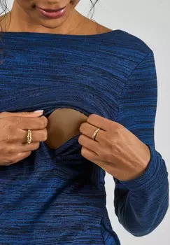 Платье-футляр MARL MATERNITY NURSING JoJo Maman Bb, синий