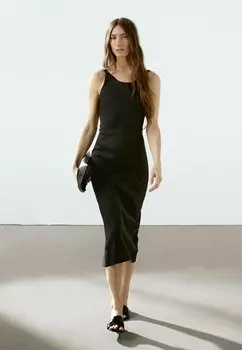 Платье-футляр Massimo Dutti, черный