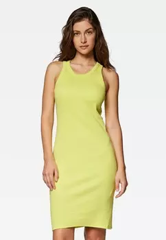 Платье-футляр Mavi, неоновый желтый