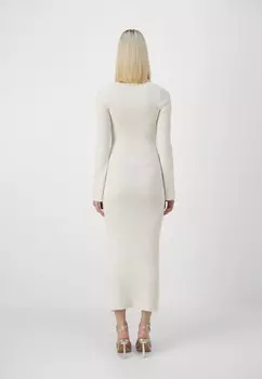 Платье-футляр MIDI DRESS Gina Tricot, кремовый