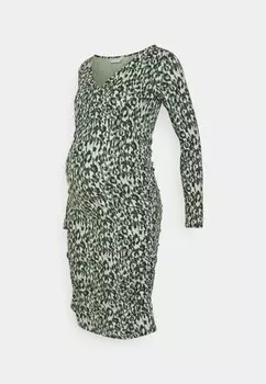 Платье-футляр MLEBBA TESS DRESS MAMALICIOUS, зеленый