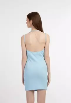 Платье-футляр myMo, светло-голубой