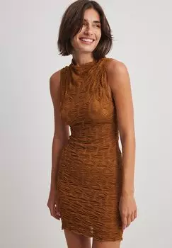 Платье-футляр NA-KD, ржавчина