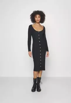 Платье-футляр ONLNELLA BODYCON BUTTON DRESS ONLY, цвет black
