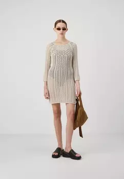 Платье-футляр ONLNOLA 3/4 DRESS ONLY, бежевый