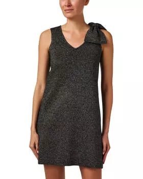 Платье-футляр Paule Ka Lurex, серебряный