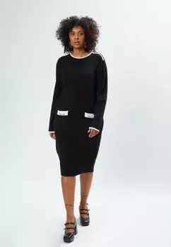 Платье-футляр POCKET Maison Form'elle, черный